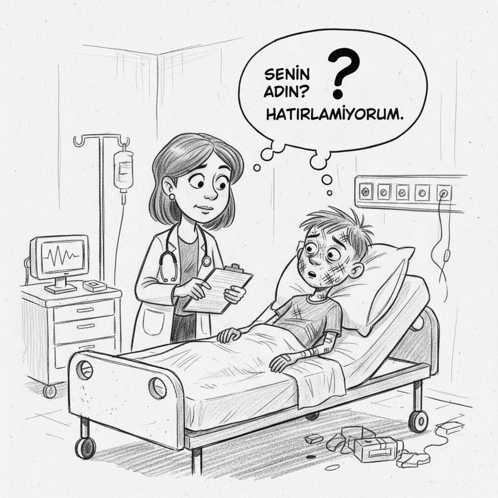 𝗬𝗲𝗻𝗶 𝗺𝗲𝘇𝘂𝗻 𝗼𝗹𝗱𝘂𝗴̆𝘂𝗺 𝗴𝘂̈𝗻𝗹𝗲𝗿...
𝗢̈𝘇𝗲𝗹 𝗯𝗶𝗿 𝗵𝗮𝘀𝘁𝗮𝗻𝗲𝗻𝗶𝗻 𝗮𝗰𝗶𝗹𝗶𝗻𝗱𝗲 𝗻𝗼̈𝗯𝗲𝘁𝗰̧𝗶𝘆𝗱𝗶𝗺. 𝟭𝟮 𝘆𝗮𝘀̧ı𝗻𝗱𝗮  𝗯𝗶𝗿 𝗲𝗿𝗸𝗲𝗸 𝗰̧𝗼𝗰𝘂𝗴̆𝘂 𝗴𝗲𝘁𝗶𝗿𝗱𝗶𝗹𝗲𝗿. Bisikletiyle kaza yapmış. Civarda ki esnaf alıp acile getirmiş. Genel