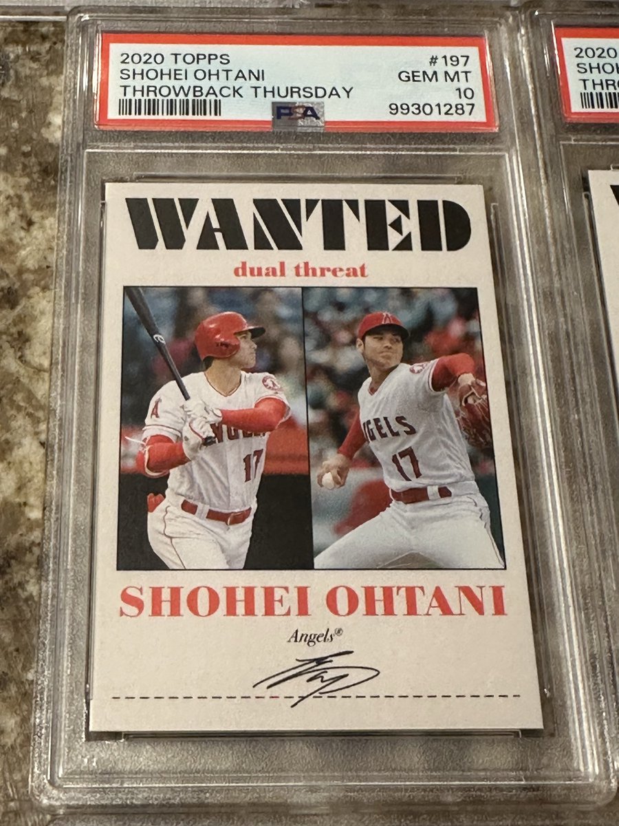 It’s the start of Spring Training here in South Florida. To celebrate, show me a card that they’ll have to pry from your cold, cold hands. This is one of the cooler Ohtani cards I have that won’t be owned by another while I still draw breath.