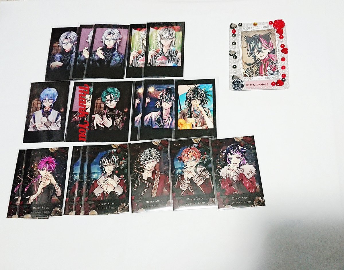 交換】あくねこ 悪魔執事と黒い猫 トレカ チェキ ミニアクスタキー