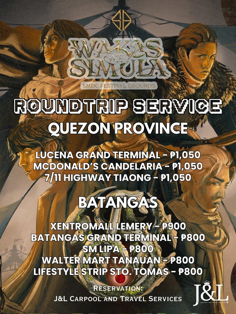 J&L Carpool and Travel Services tweet media