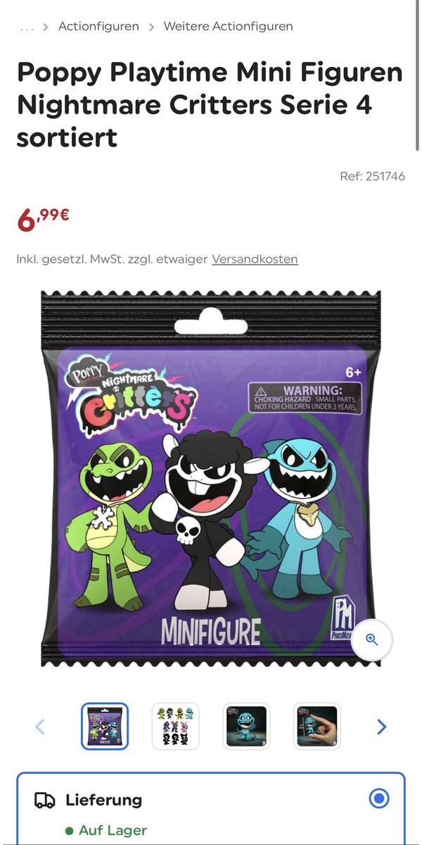 I just found out, that they actually sell the #NightmareCritters figures at Smyth Toys (local toystore here in germany)... Oh great prototype... Forgive me, for what i am about to do... to my wallet 👀