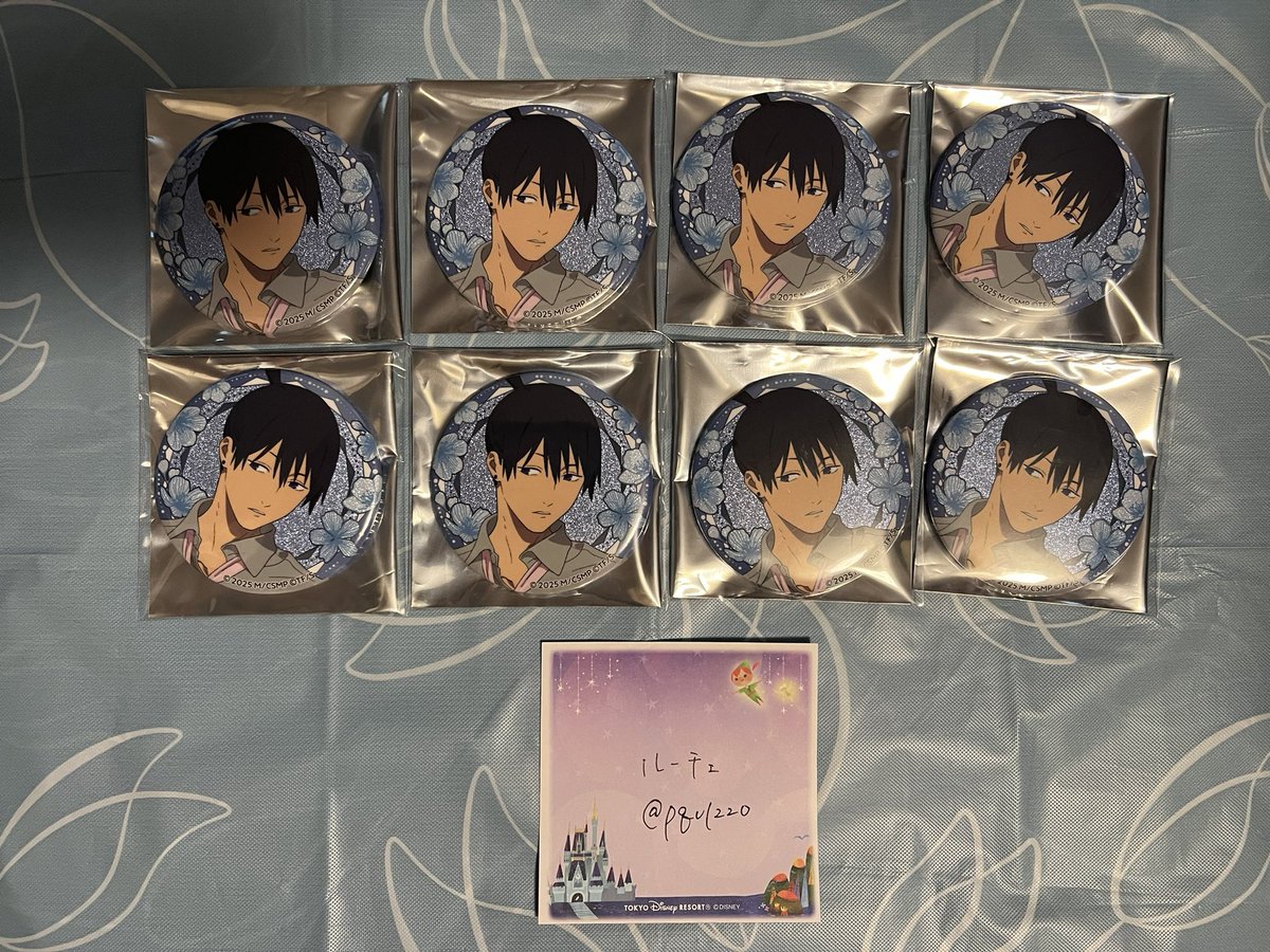 交換】チェンソーマン プリンスホテル レストラン グリッター缶バッジ