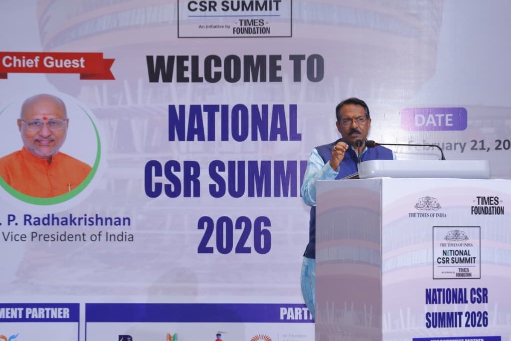 Addressed the Times Foundation National CSR Summit 2026 and had ...