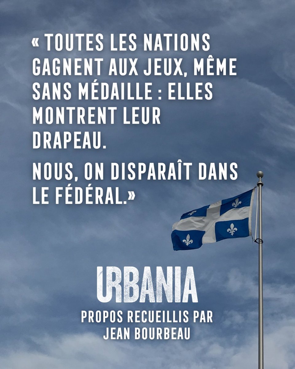 À l’occasion du tournoi olympique de hockey, quasi dénué de toute présence québécoise, le média URBANIA a sollicité notre point de vue sur la perspective de soutenir le 🇨🇦. 

Nous avons été on ne peut plus clairs : pas question d'une trêve. ⚜️
