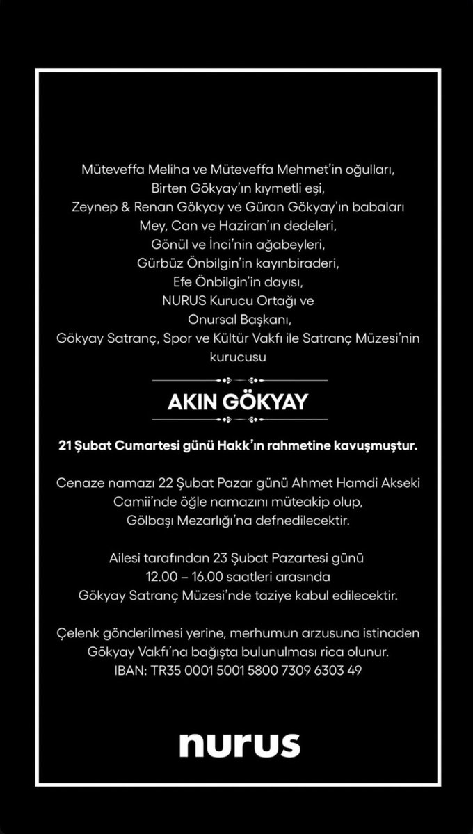 Gökyay Satranç Müzesi tweet media
