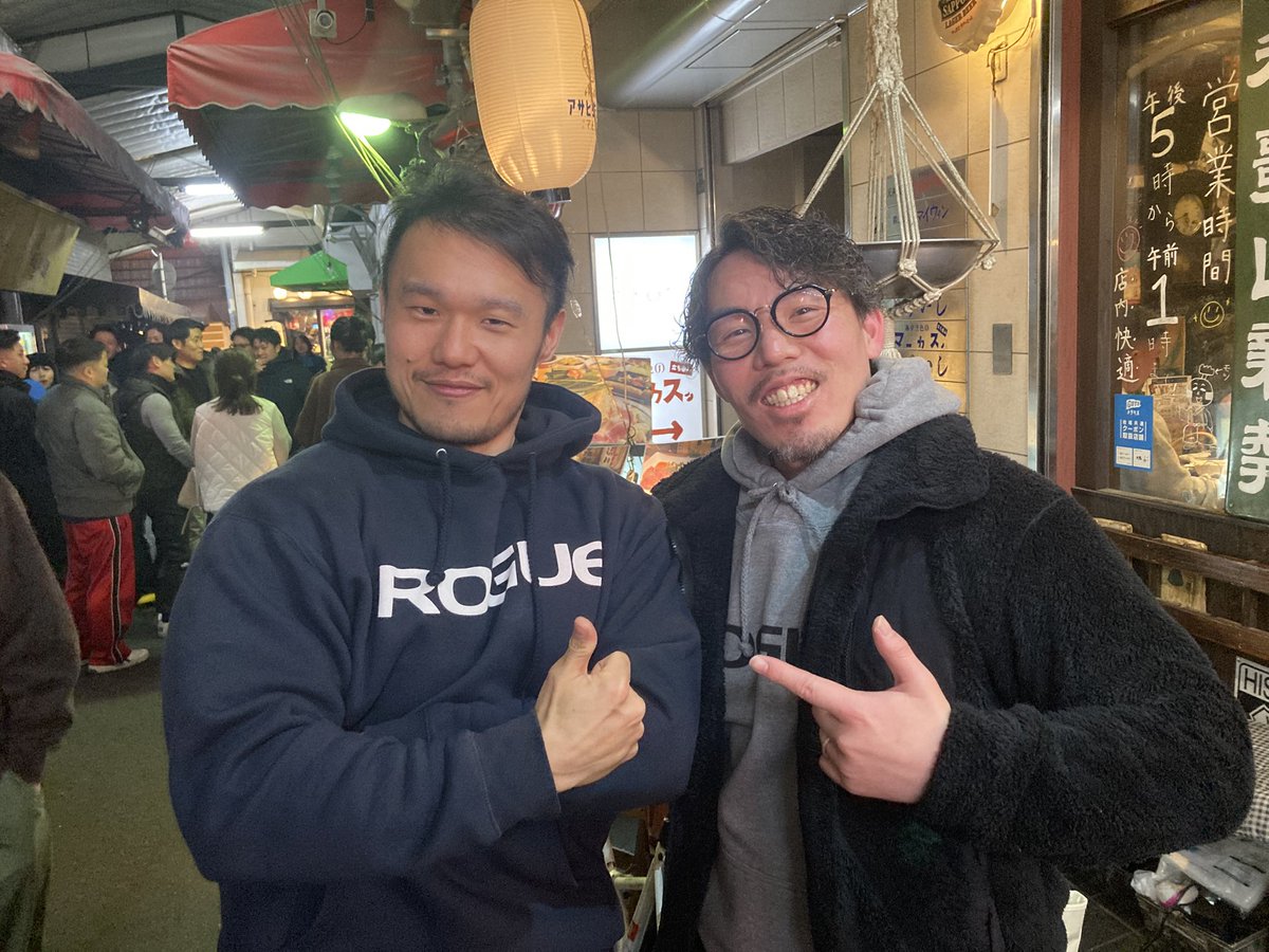TKGYMJP's tweet photo. 武◯オフ会にて、@the9rapp1er と！まさかのばこさんに撮影いただきました@imBAKOnyan https://t.co/cfEYYgQWdK