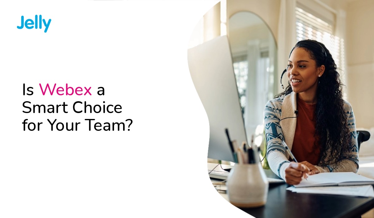 Hybrid work is here to stay, and the right collaboration platform makes all the difference. Webex is a collaboration suite that includes voice calls, video messaging, meetings and more.

Want to see if it's right for your company?

Get in touch: bit.ly/3ryncbJ