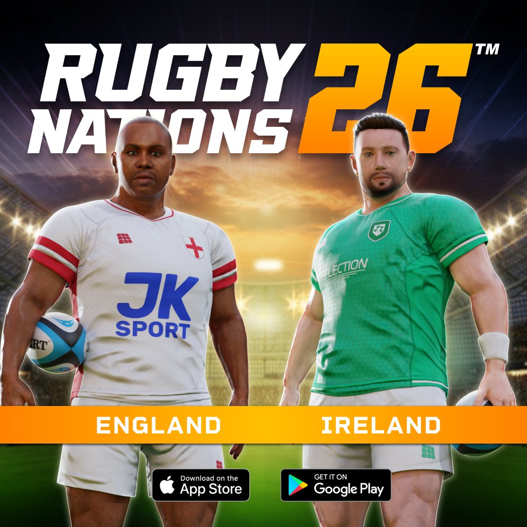 There’s no margin for error when England take on Ireland.
Fast starts, huge tackles, and non-stop pressure.
🔥 Take control in Rugby Nations 26.
#RugbyNations26 #GameDay #RugbyFans