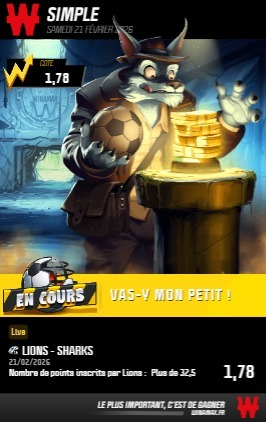 BETLIVE

URC
MT - Lions v Sharks : 20-10

BET : Lions marque plus de 32.5 points <a href="/1/">1</a>.78

Book : Winamax

#TeamParieur