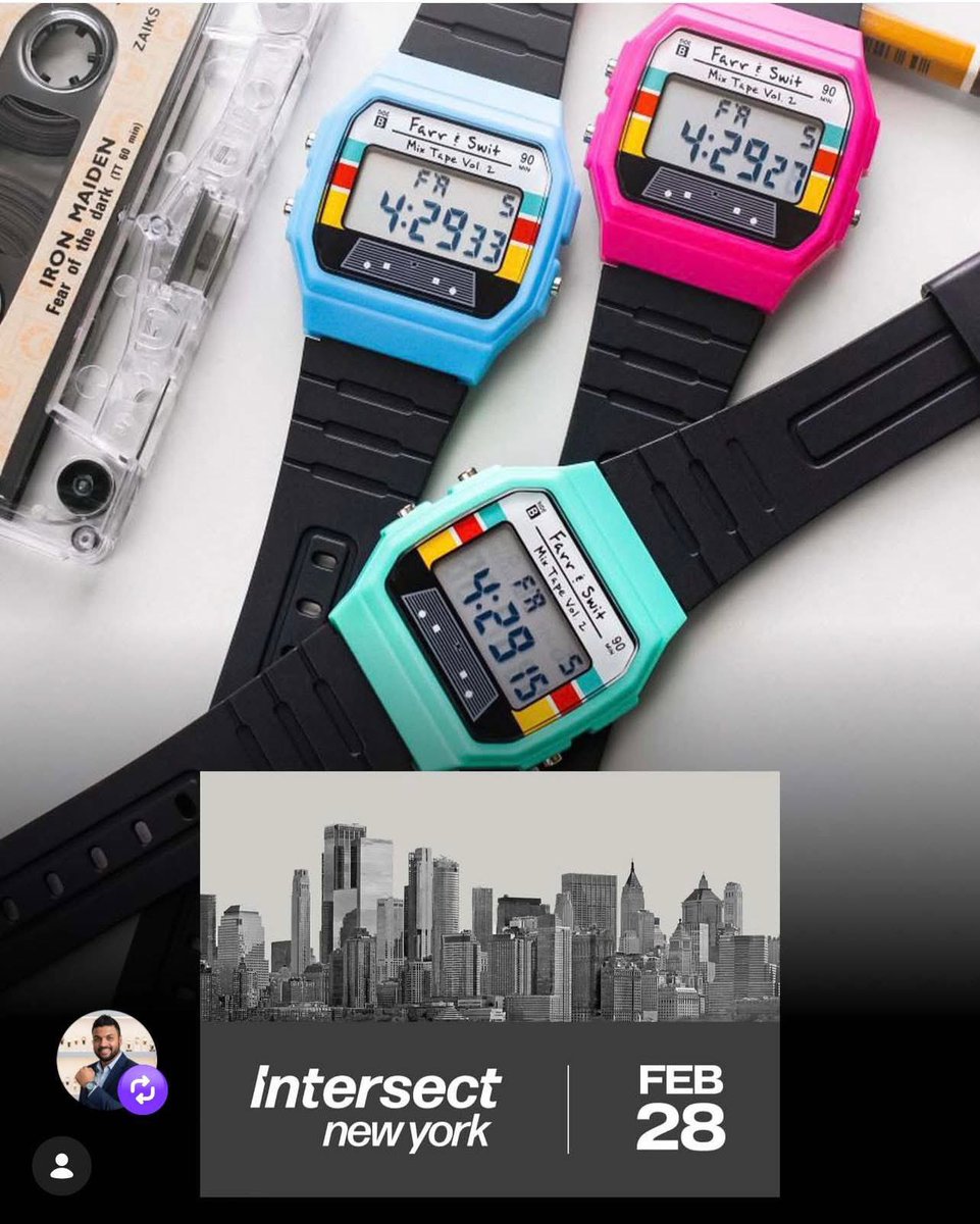 Farr and Swit is bringing their Windy City spirit to the Big Apple next weekend!  We are excited to see some great friends as well as unveil some great new pieces.  We hope to see you there!

#chicago #newyork #watch #watches #intersect #events #thingstodo