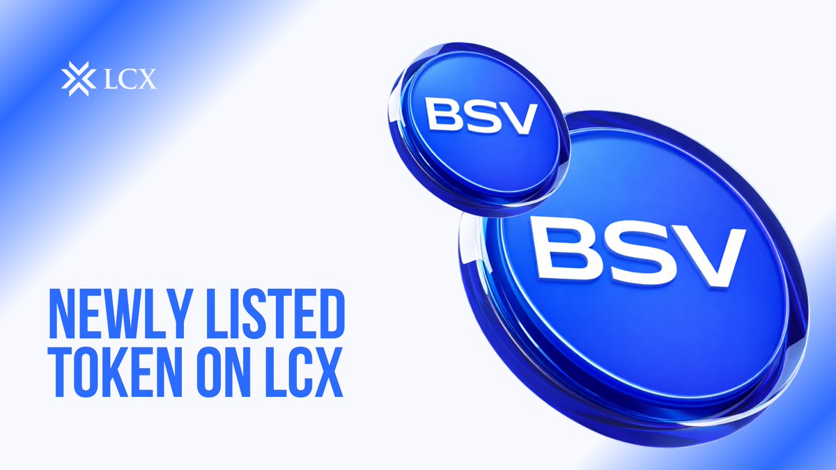 Think you missed a new token listing on LCX? 
Catch up now 👉 lcx.com/en/trade/BSV-E…

<a href="/BSVAssociation/">BSV Association</a>