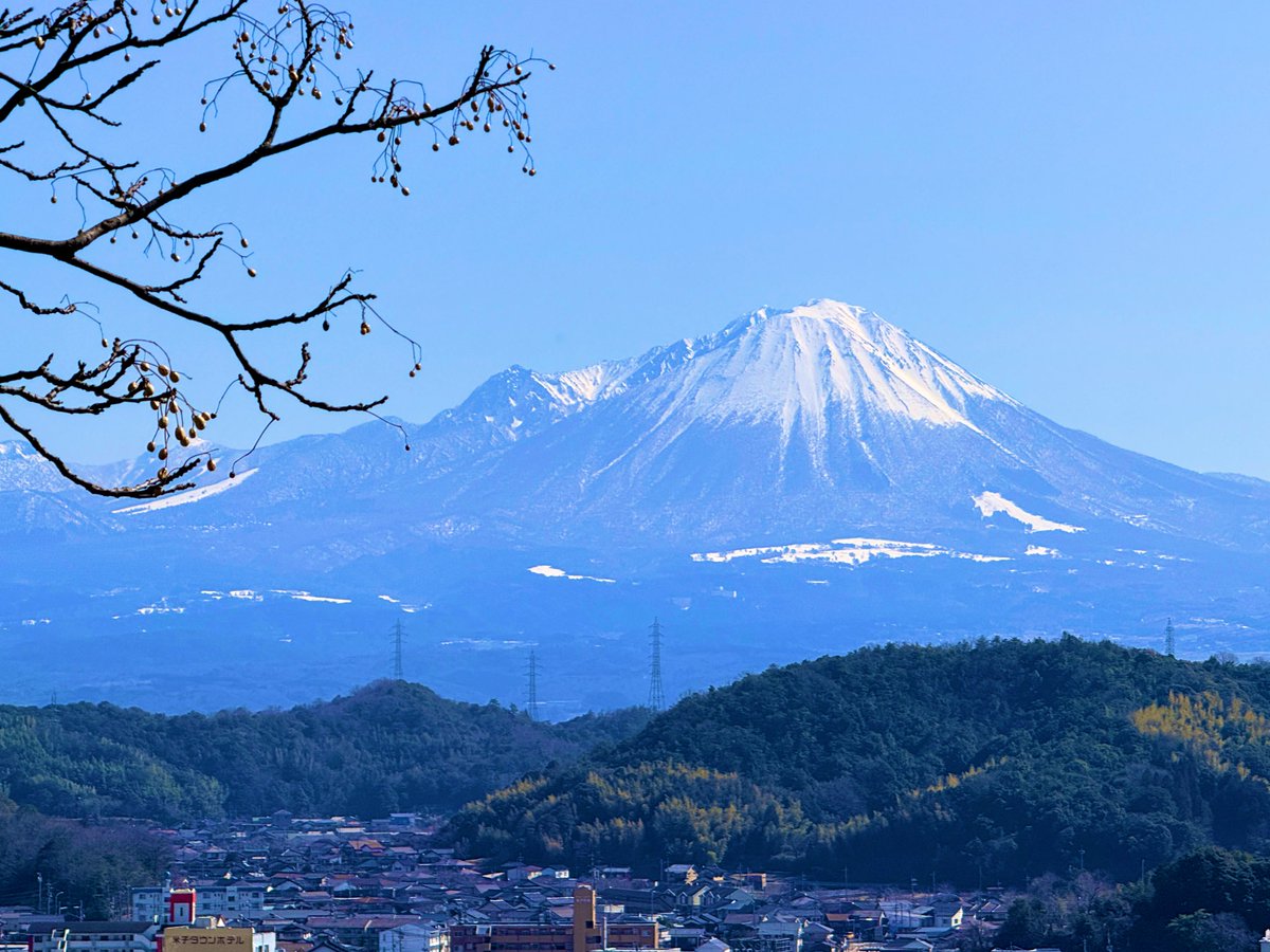 本日の大山もきれいでした 絶景スポットじゃなくても、ふとした瞬間に