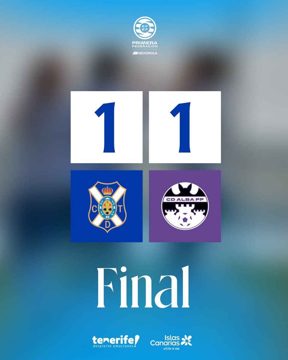 🤍💙 

⚽️ Final del partido.

#UnMismoLatido #CDTFemenino