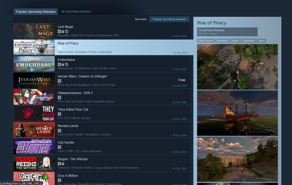 🇮🇪IrishJohnGames🏴‍☠️Rise Of Piracy Available!RN tweet media