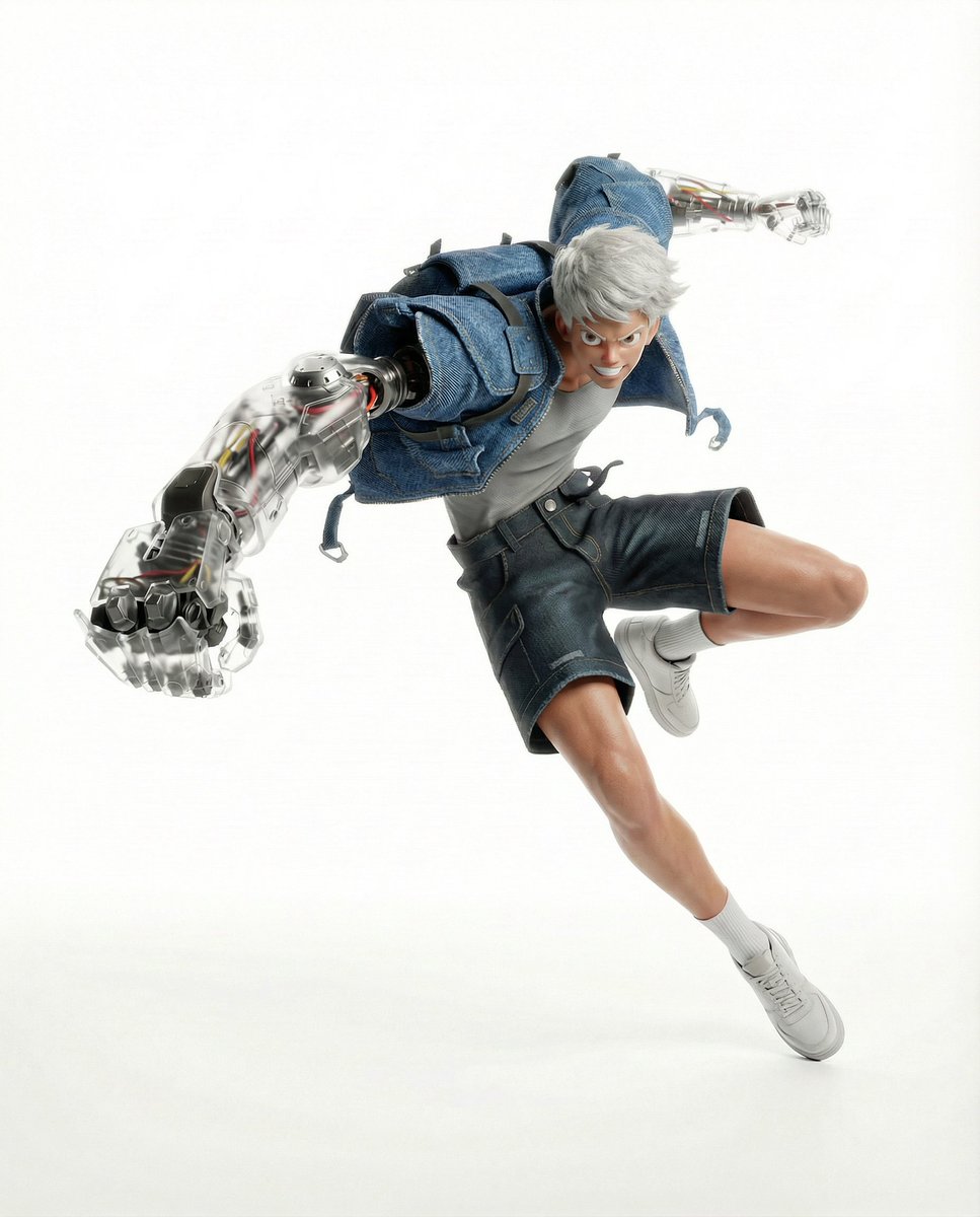 Prosthetic action figure detail