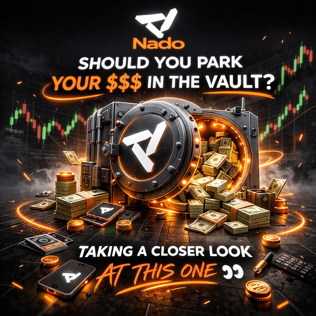 Bod9_gg's tweet photo. Vault deposits open for everyone on @nadoHQ at 17:00 🚀

Cap bumped to $6M.

Fresh room in the Vault.
Question is… are you aping in or fading it? 👀 https://t.co/1mQtozxEhU