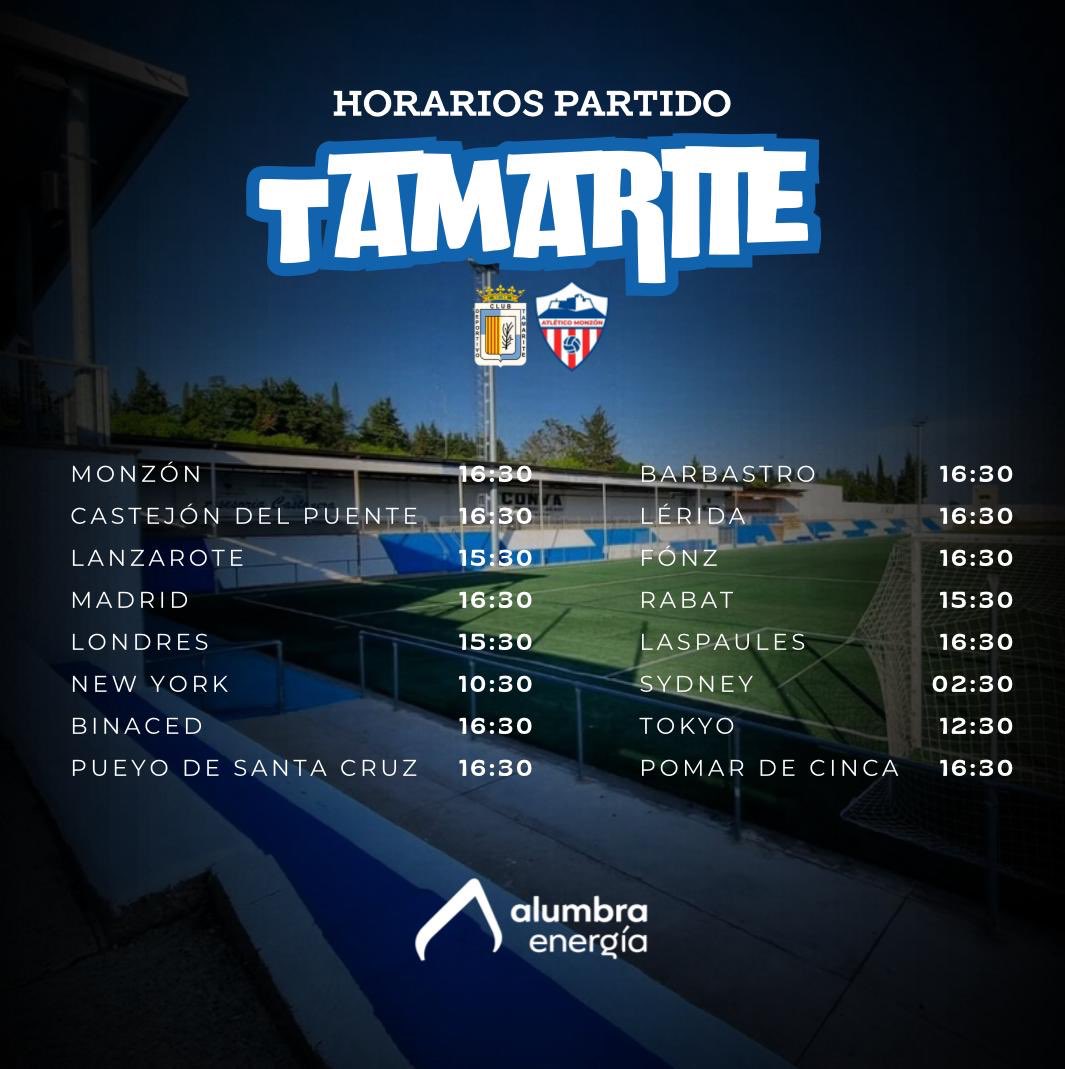 Atlético Monzón Alumbra tweet media