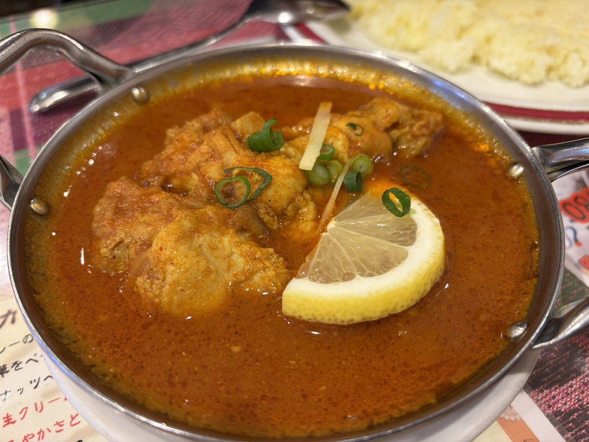 R4mmskb's tweet photo. @インド・ネパール料理　タァバン　マトン&amp;日替り　南増尾

#カレー https://t.co/9UJphdSG80