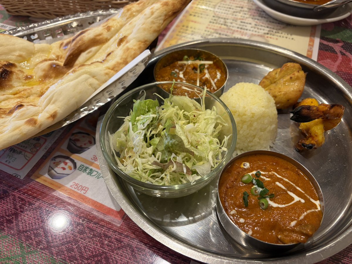 R4mmskb's tweet photo. @インド・ネパール料理　タァバン　マトン&amp;日替り　南増尾

#カレー https://t.co/9UJphdSG80