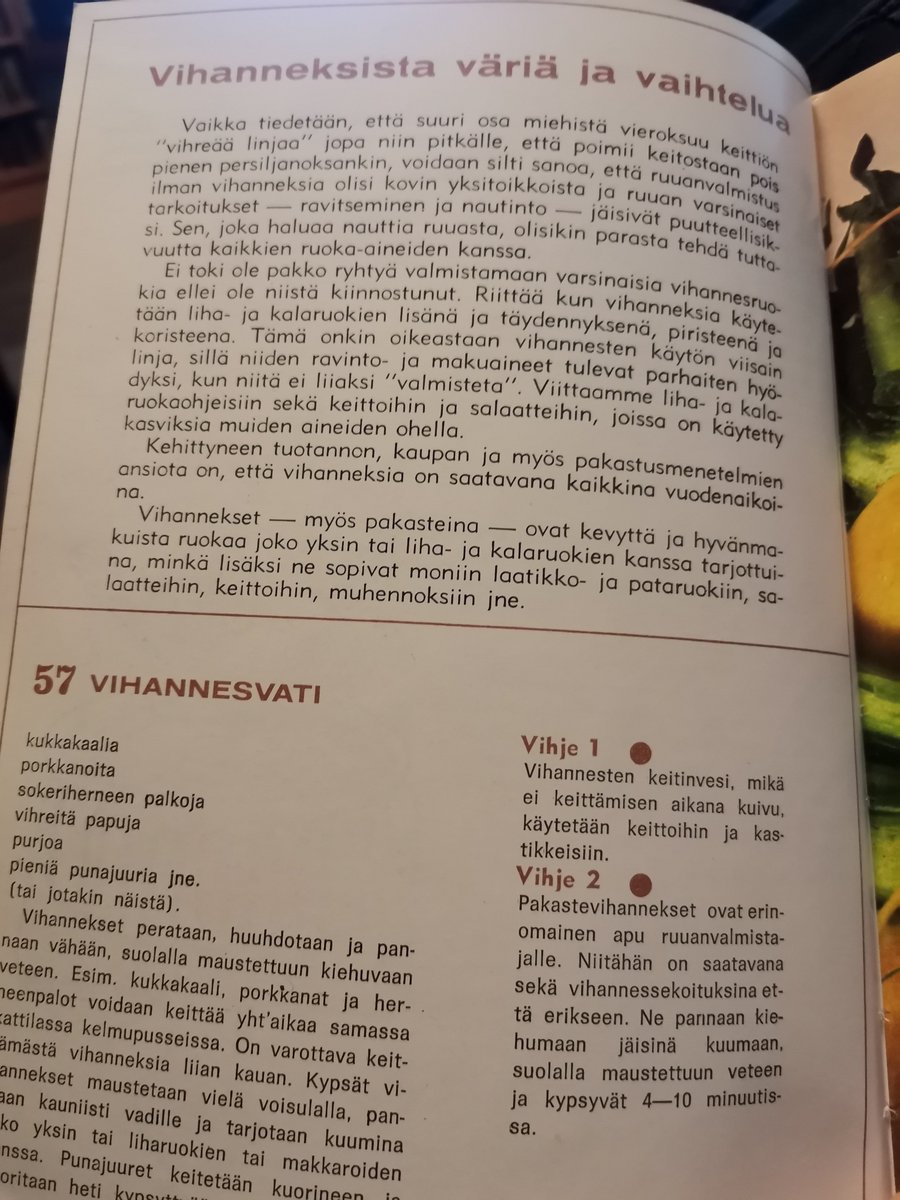 Nyt löytyi asiallinen keittokirja.