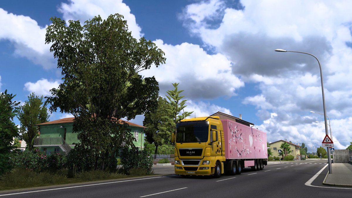 NamTheThing's tweet photo. #HeartsOfBloom complete!
The remaining 3 deliveries in ETS2 were made using Scania Streamline, Mercedes-Benz Actros, and MAN TGX Euro 5.
Interestingly enough, the 14 jobs perfectly lined up for using 14 different truck manufacturers across #ATS and #ETS2.
#BestCommunityEver https://t.co/vKVxseAXbT