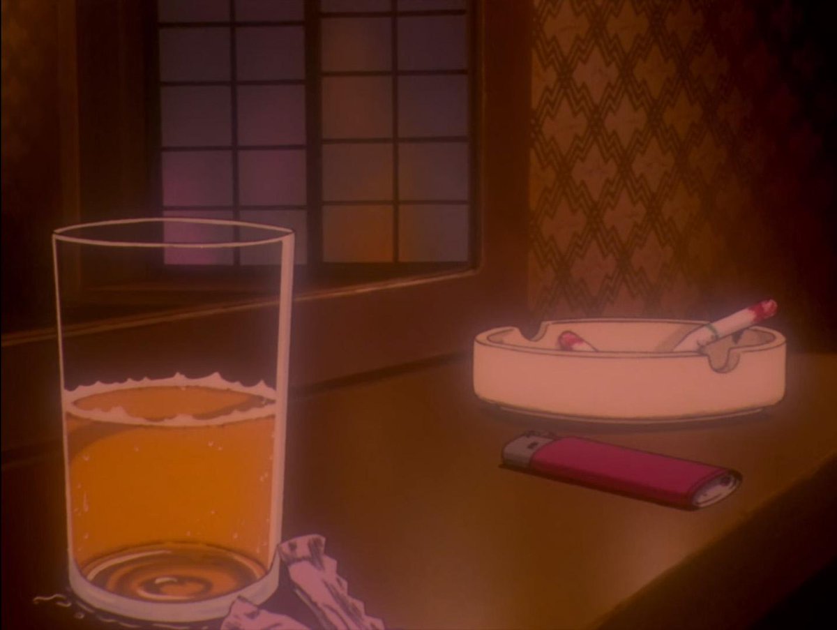 gaak_fr's tweet image. 📺🔞 Le réalisateur de l'anime « NEON GENESIS EVANGELION » (Hideaki Anno) affirme que le plan du cendrier de l'épisode 20, avec Kaji et Misato en fond, ne représentait qu'un simple MASSAGE, provoquant les rires du public.