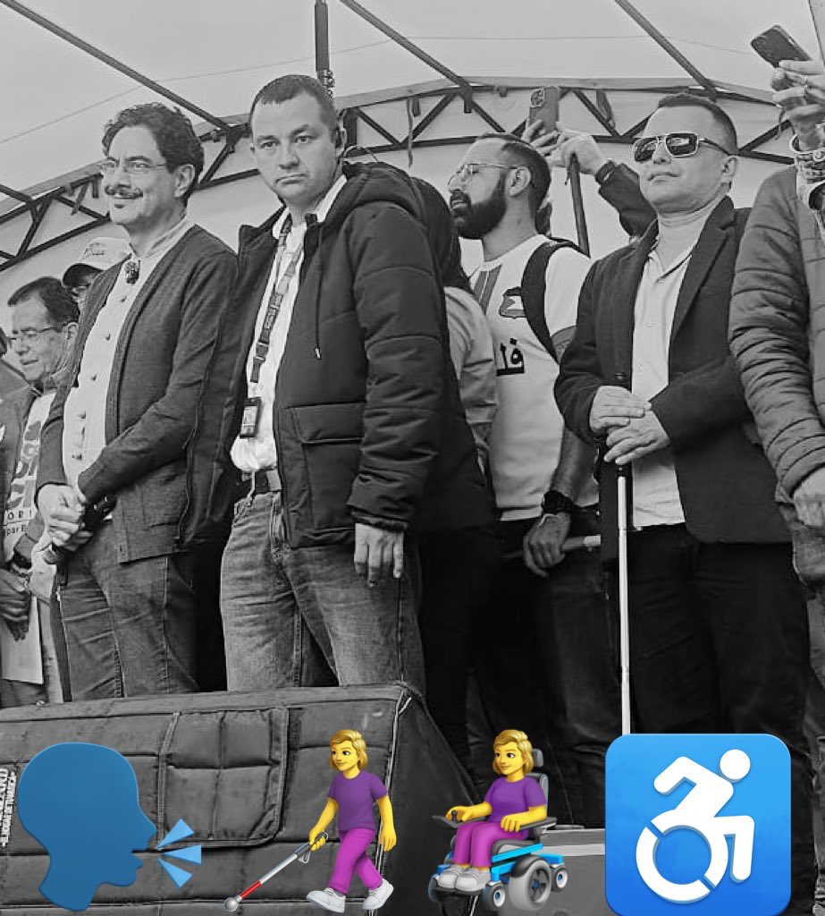 VAMOSDISCA's tweet photo. @IvanCepedaCast #Defendamos Ley 2456/25: Alcaldes deben crear y proteger los Fondos de Protección y Apoyo a personas con discapacidad y sus cuidadores en 2026. No permitamos saqueos, cuidemos recursos y dignidad. #DiscapacidadPresente en Villavicencio, también con @IvanCepedaCast @asoconelaec https://t.co/jeW7qHU2WG