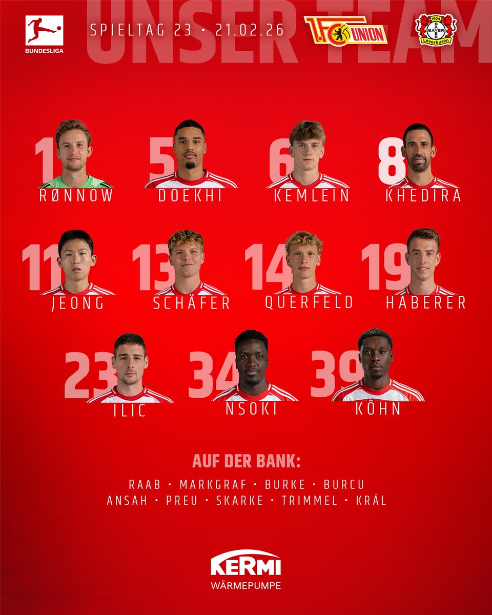 1. FC Union Berlin tweet media