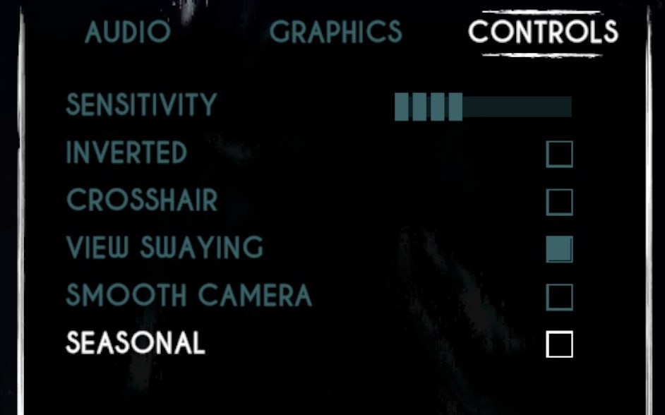 Oh wow, I just realized the Seasonal option appears in BATDR menu on ...