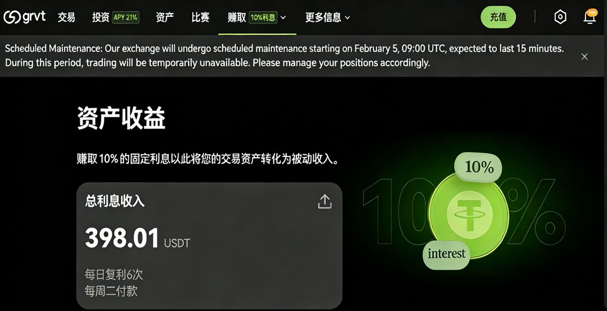 33Cnx's tweet photo. 作为普通交易者，GRVT的收益真的很友好

挂限价单就能赚返利，不用折腾，账户余额的10%年化稳稳拿，GLP收益也很稳，不踩坑

空投靠平台增长驱动，比空气空投靠谱，@grvt_io
请看收益图 https://t.co/Wg207IJWyE