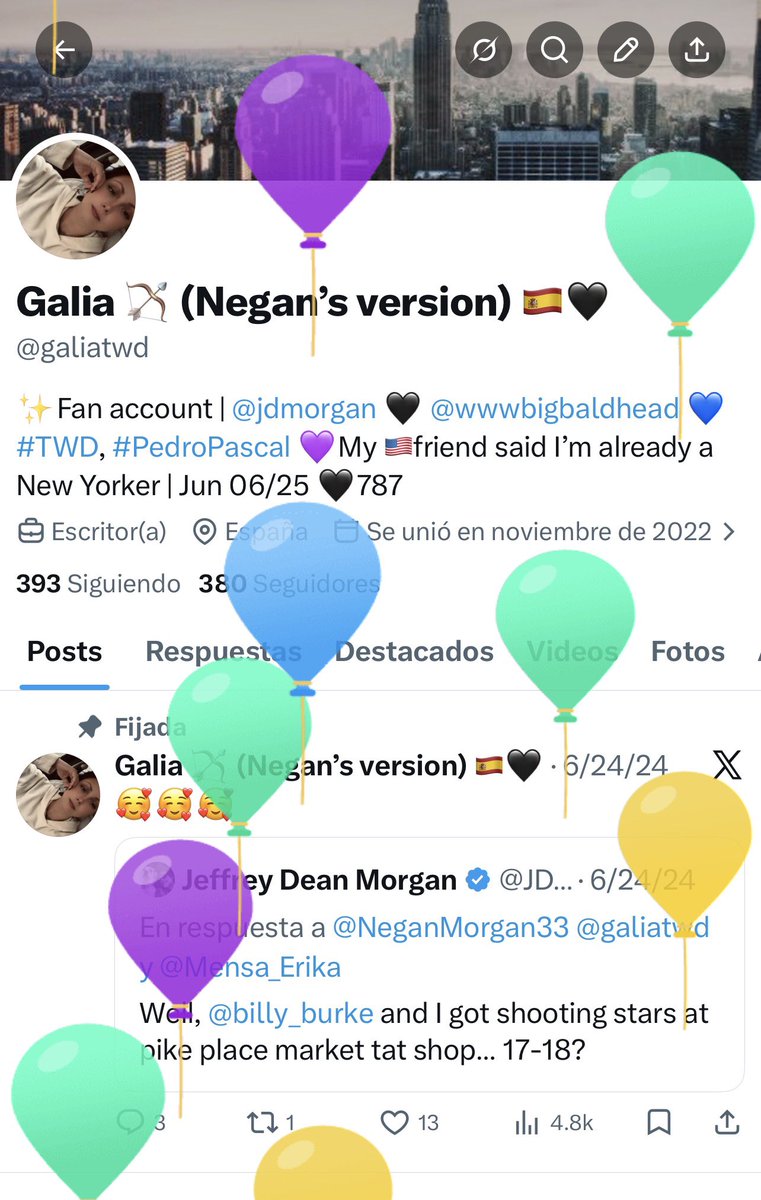 Galia 🏹 (Negan’s version) 🇪🇸🖤 tweet media