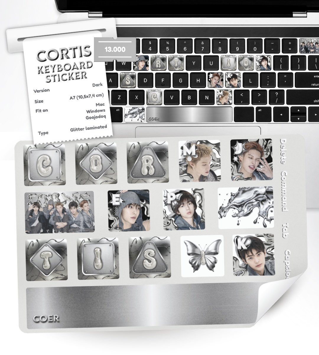 YuforiRaa's tweet photo. [ 🔁 help like &amp; rt are very appreciated ❤️ ]

⌨️ [ OPEN PRE-ORDER CORTIS KEYBOARD STICKER ] ⌨️

Available for Windows, Mac, and Goojodoq Keyboard Sticker in Dark and Light Version

🗓️ Periode February 21-28 ‘26
🏷️ IDR 13.000/ ea
🔗 Order form: https://t.co/YMBuikkYo7

#CORTIS https://t.co/bKhTo3UvV6