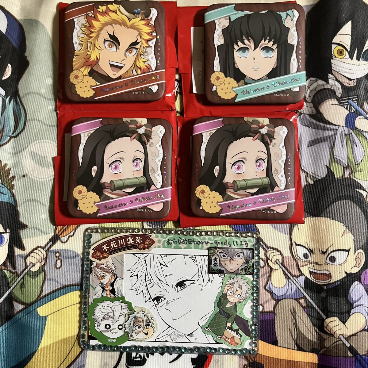 交換/譲渡】 鬼滅の刃 バレンタイン ホワイトデー VD WD 缶バッジ