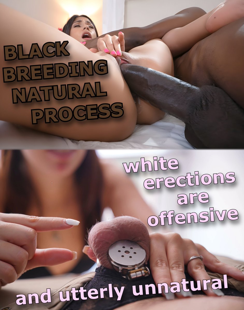 Being a fully pledged to promoting The BNWO my beta white brain and my little limp pink caged nub has already learned this lesson!