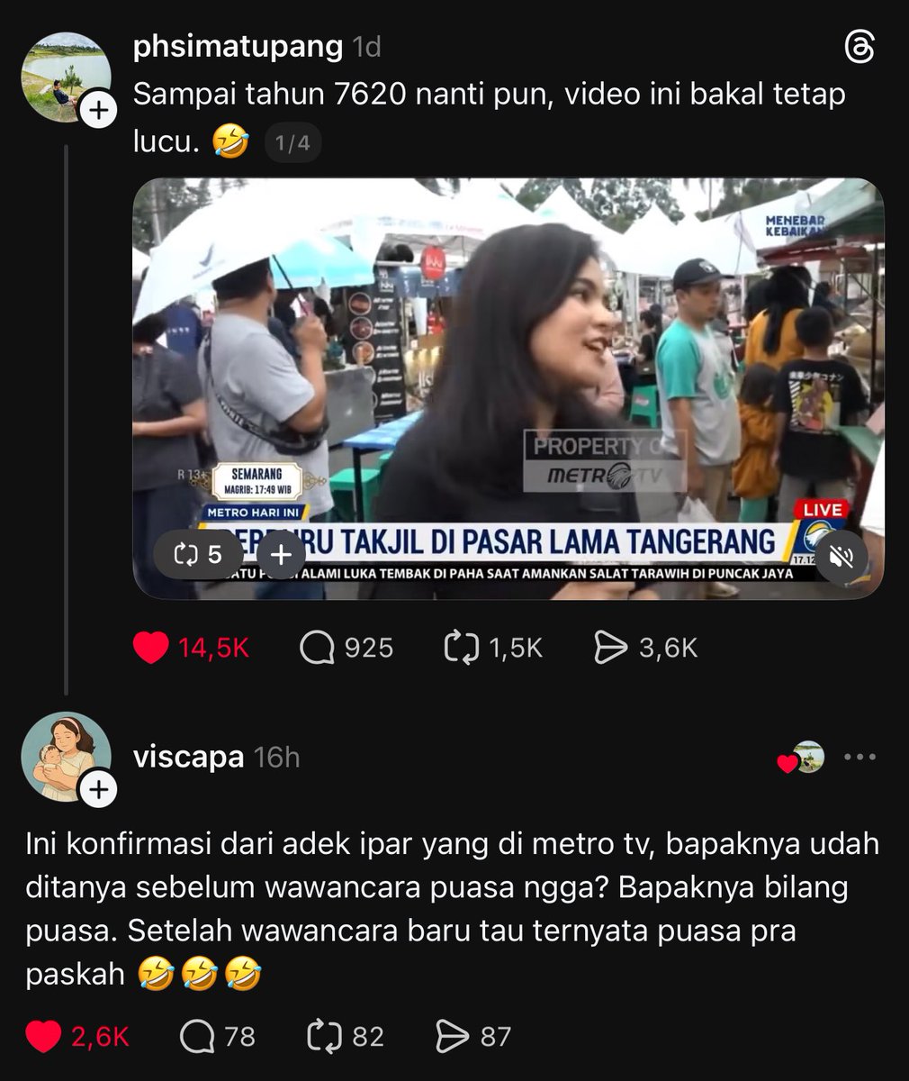 Kalau ditanya puasa/ngga, bilang aja puasa, tapi kan…