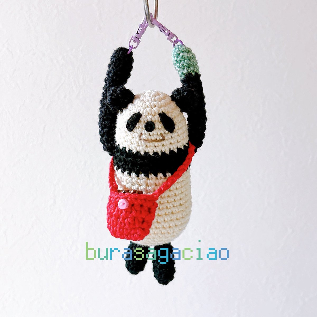 チャオ！🐼 回復は積み重ね 編み段も積み重ね ⁡ そんな発見をした一日