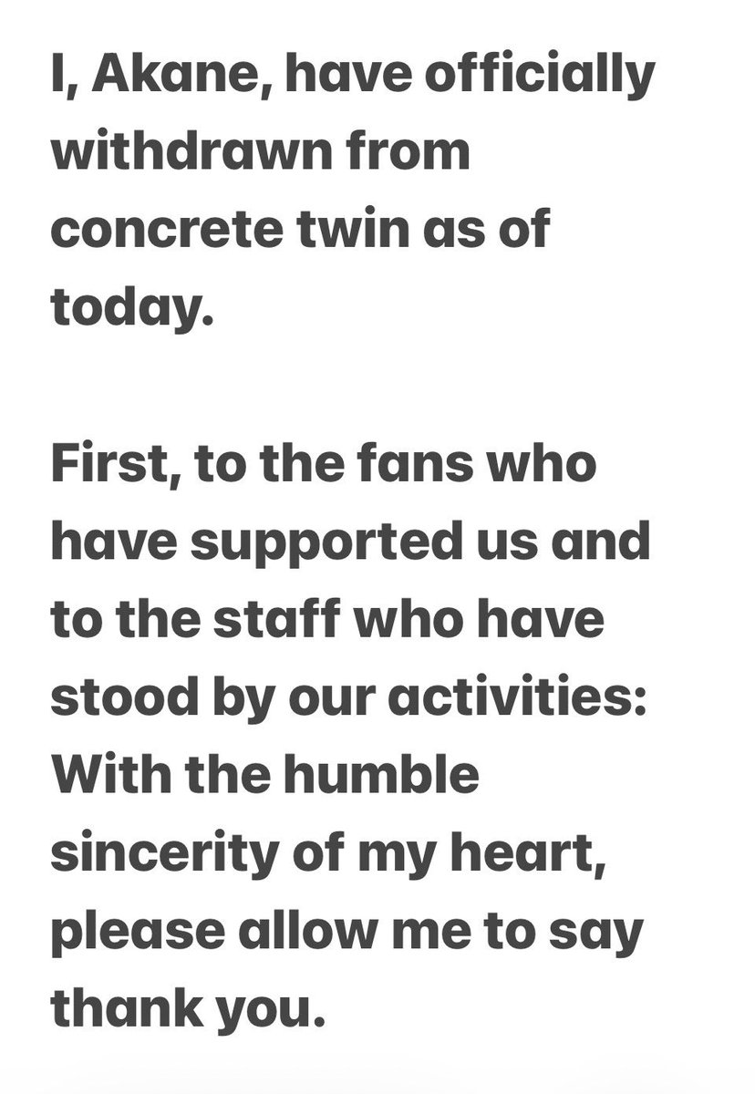 akanenne_sleep's tweet photo. Announcement

During the quiet intervals of rest,
I have let these thoughts simmer slowly on a low heat,
bringing me to this final resolve. https://t.co/ktiUfqfyBR