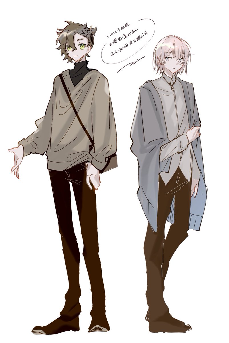 衝動突発卓GG これは40分で2人描いた爆速立ち絵