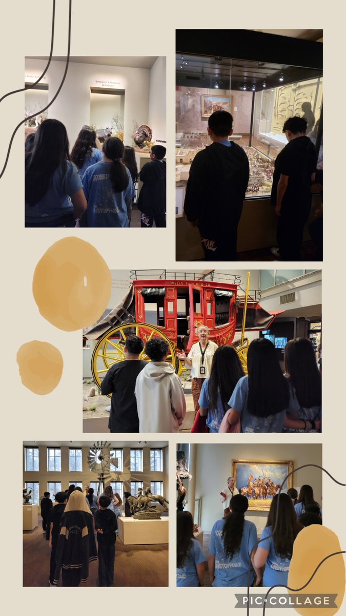MrsVanessaHdz1's tweet photo. Our @NISDScobee 5th graders had an amazing time at San Antonio's Briscoe Western Art Museum, making so many connections to our learning of the Westward Expansion! @NISDElemSS @NISD #GoPublic https://t.co/Lc3gUuhbLQ