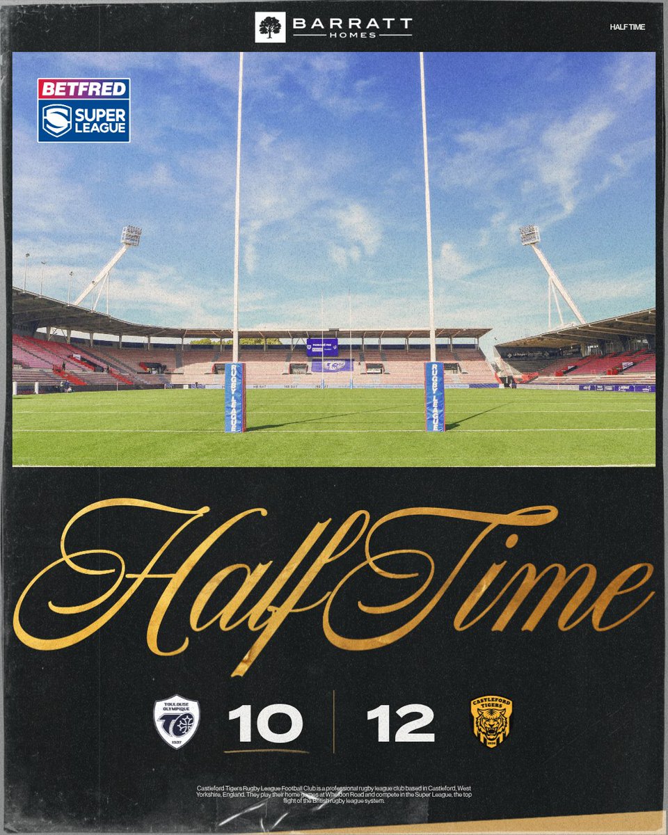 HALF-TIME⏸️ 

We're ahead after 40!

#COYF