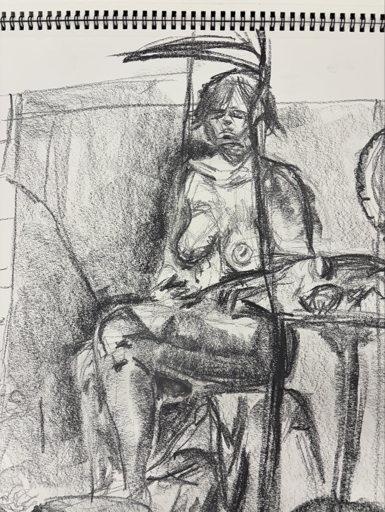 _K_B_H's tweet photo. Death is a Woman
Compressed graphite on paper https://t.co/IQ4VUK4XLi