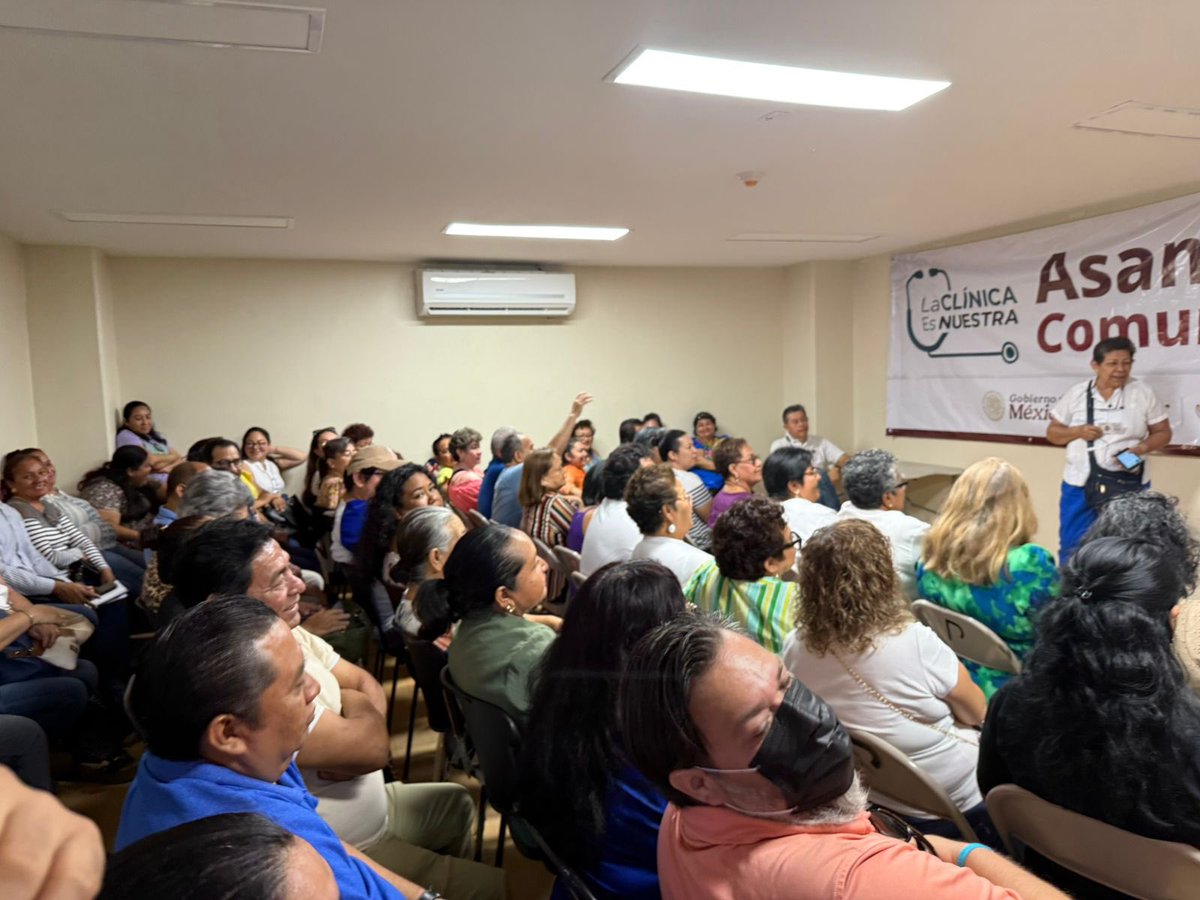 En Campeche ya terminaron las Asambleas de La Clínica Es Nuestra y ya eligieron a los Comités de Salud y Bienestar.