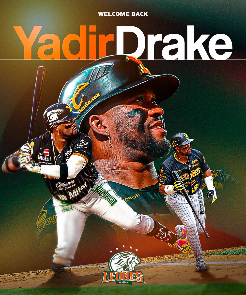 ¡5 temporadas con Yucatán bateando arriba de .300 AVG, “Black Panther” viene por su sexta!🔙

La garra de La Pantera estará de vuelta en el 2026.🔥👊🏼