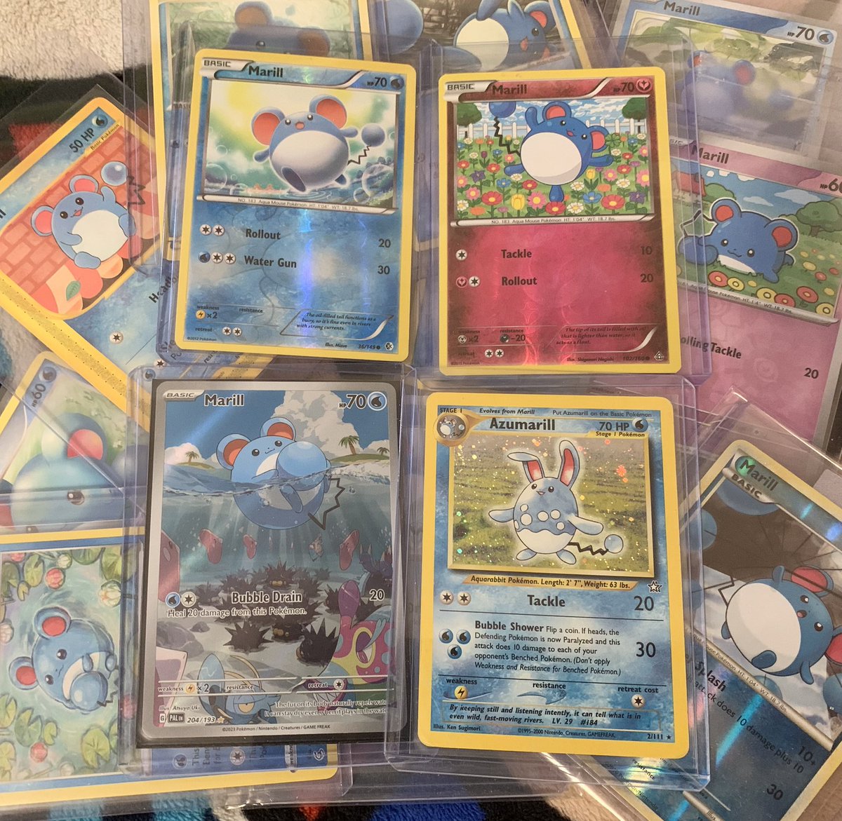 Few more Marill cards added to the collection: -Boundaries Crossed