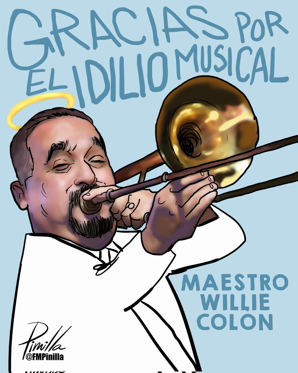 Gracias @realwilliecolon por tanto, eres parte del y lo serás siempre, del soundtrack de mi vida.
•
#Caricatura #Cartoon #williecolon #puertorico🇵🇷