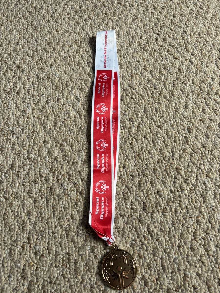 well just had my traditional basketball tournament for special Olympics for my team the Cranston cyclones and we won both games and we got the gold medal 🥇 and had a great time and we played very well too. And definitely I will be back next year too for basketball 🏀 too. The