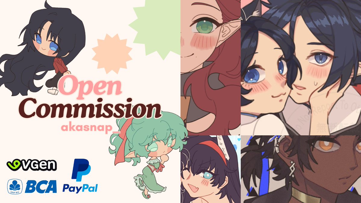 aka ⭐ open commission (1/4) tweet media