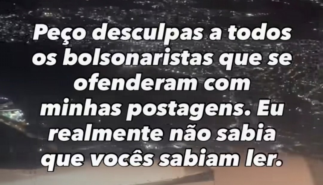 Faço dessaas as minhas palavras