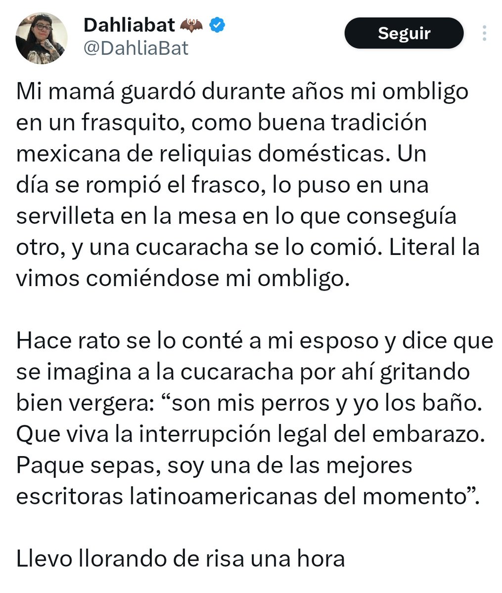 Lo que más me impresionó de esto, es que tenga esposo