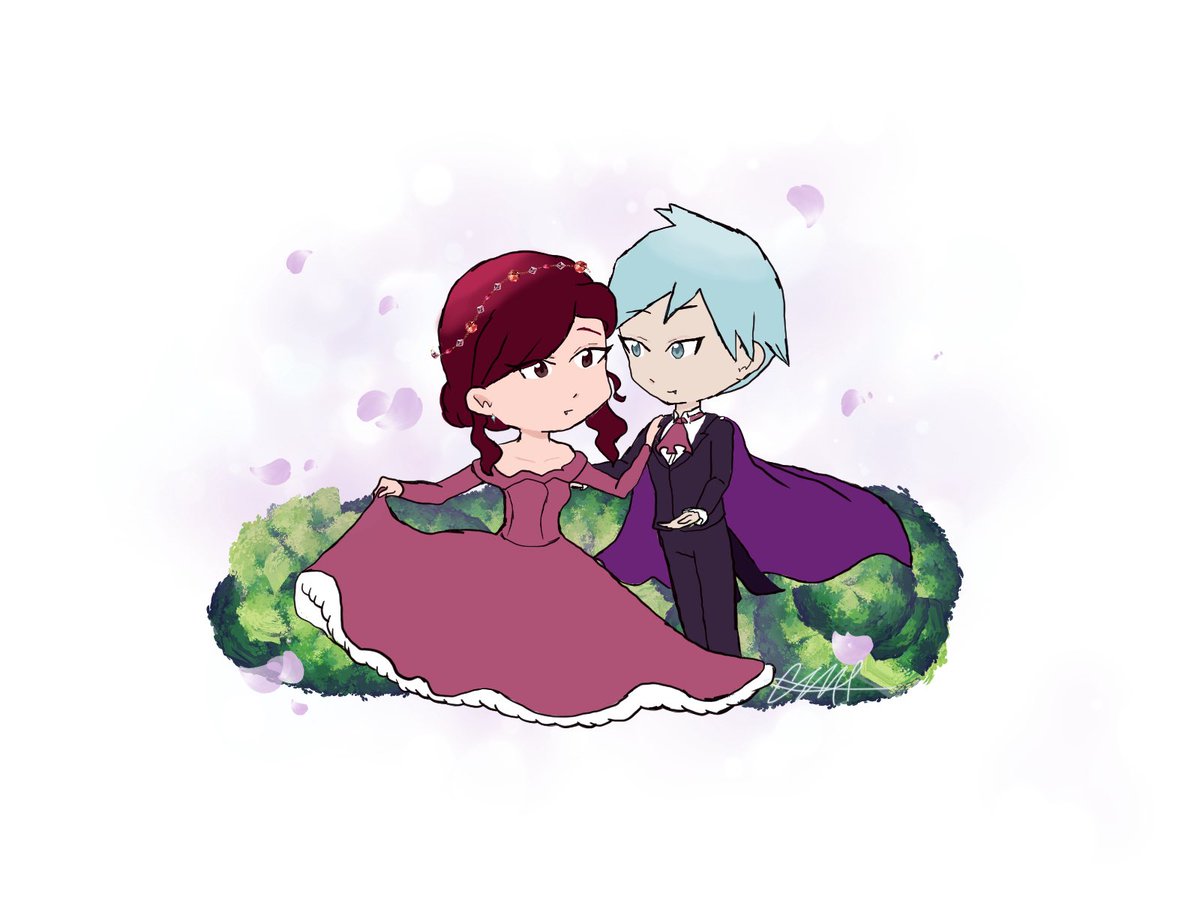 ClaraKuraara's tweet photo. I did this drawing for last year’s Halloween. #FrozenSteel #pokemonoc #Ocxcanon https://t.co/hK6bU6bh5l
